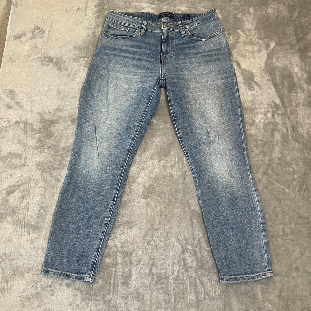 Lucky Brand Womens Low Rise Lolita Crop Jeans Size 8 29 Blue‎ Denim